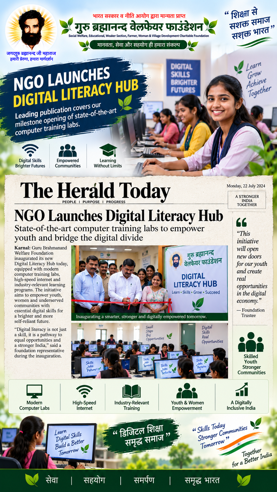 NGO Launches Digital Literacy Hub